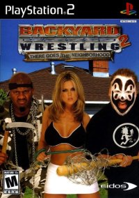 Backyard Wrestling: There Goes the Neighborhood PAL Playstation 2 PAL box art